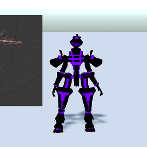 機械騎士(メカニカルナイト)シャインブレイク FBX&VRMモデルセット(FBXモデル1つ・VRMモデル2つ)
