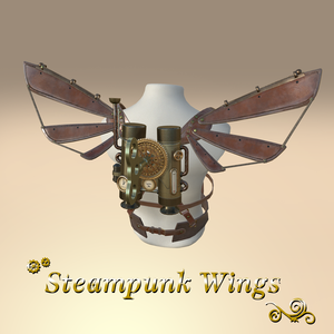Steampunk Wings(Brown)