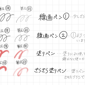 procreate用ブラシ