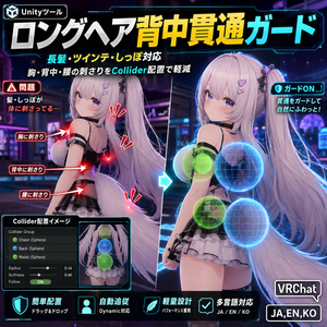 しっぽスカートリフト - 尻尾で持ち上がるスカート表現をUnityで作るBlendShape補正ツール【VRChat】【JA,EN,KO】