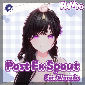 【Warudo Plugin】PostFX Spout - アルファ保持PostProcess送信