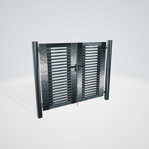3d ３dモデル　門　門扉　エクステリア