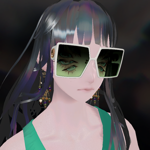 【無料】 VRC Kumo Swimsuit and Sunglasses 蜘蛛面スク水とスクエアサングラス
