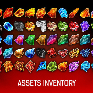 Assets Inventory +50: 資源アイコン[鉱物]