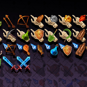 Assets Magic Crystal Cursors Pack +171