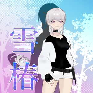 【オリジナル3Dモデル】雪椿 -yukitsubaki- 