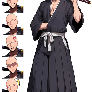 [フリー立ち絵] BLEACH 「斑目一角」