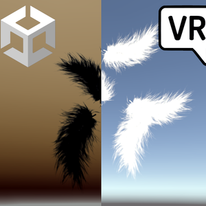 Feathers with Colliders for Unity / VrChat