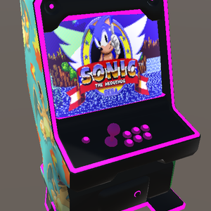 Customizable Arcade Cabinet for Unity / VRChat and FBX