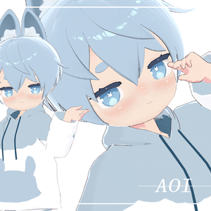 【オリジナルVroidモデル】蒼/bunny boy vroid model