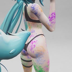 Paint Splatter Texture Rindo/Lzebul 缩略图 3