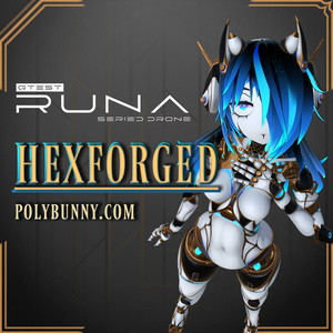[VRC] Runa/Luna (ルナ) HEXFORGED スキン [Material/Texture]