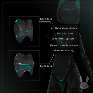 [VRC] Runa/Luna (ルナ) HEXFORGED スキン [Material/Texture] - polybunny - BOOTH