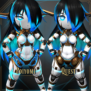[VRC] Hexforged MiMiルナ スキン [Quest + PC] [Material/Texture] 缩略图 3