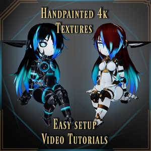 [VRC] Hexforged MiMiルナ スキン [Quest + PC] [Material/Texture] 缩略图 2