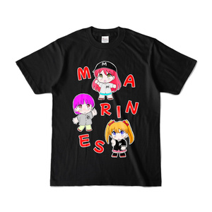 Tシャツーミニキャラ3人娘2