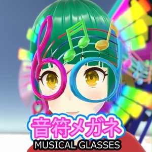 音符メガネ