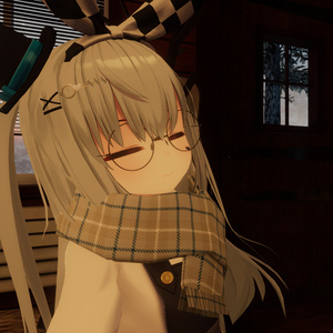 Scarf with three textures, accessory for VRChat