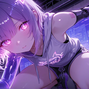 サイバーパンクな少女　cyberpunkgirl