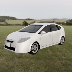 3Dモデル　自動車