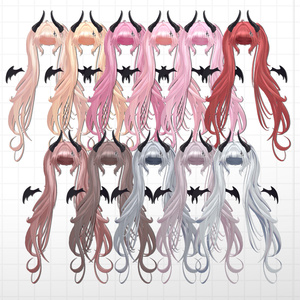 【VRChair】🖤️💜TwinTail_Devil💜🖤️【14avatar】 缩略图 6
