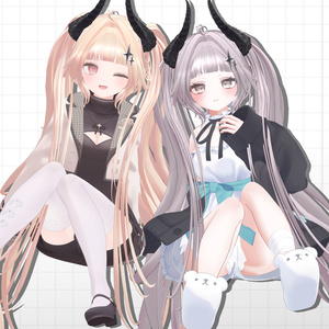 【VRChair】🖤️💜TwinTail_Devil💜🖤️【14avatar】 缩略图 11