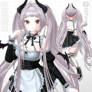 【VRChair】🖤️💜TwinTail_Devil💜🖤️【14avatar】 缩略图 13