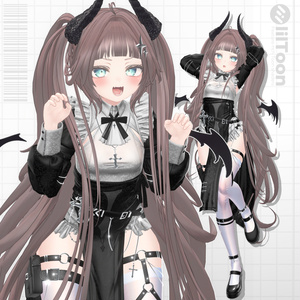 【VRChair】🖤️💜TwinTail_Devil💜🖤️【14avatar】 缩略图 2