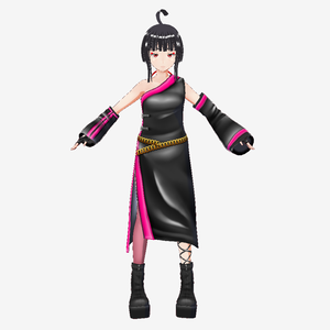 Vroid衣装　肩出し衣装