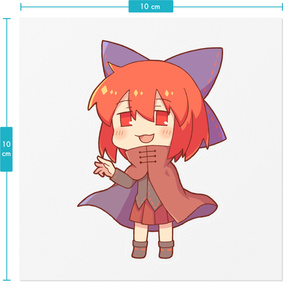 東方ペタペタぬいぐるみ イスさんの草の根シリーズ 赤蛮奇ちゃん