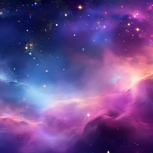 幻想的な宇宙背景