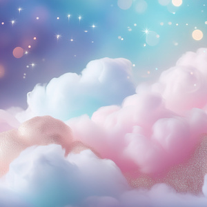 ファンタジーパステルクラウド背景