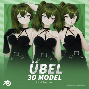 Übel Model (T Pose + Outfit Variations)