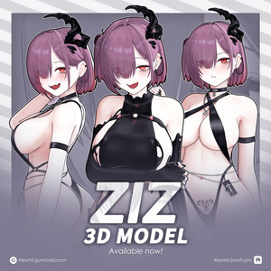 Ziz Model (T Pose + Outfit Variations)