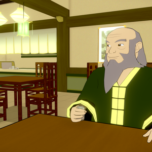   Avatar the last airbender: Uncle Iroh and teashop "RIGGED FBX"