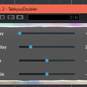 VST3 TakkyuuDoubler【ハモリ用 簡易ダブラー】