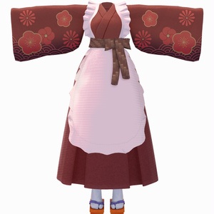 【3アバター対応】小振袖メイド 缩略图 4