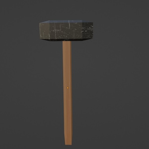 Large SledgeHammer Game Ready VRC Ready Prop/Weapon