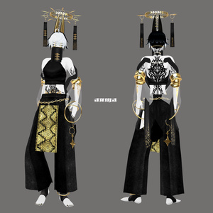 【オリジナル3D人外モデル】ARMA_アルマ/ZEPTO002【VRM/unitypackage】2025update.ver3+ 缩略图 3