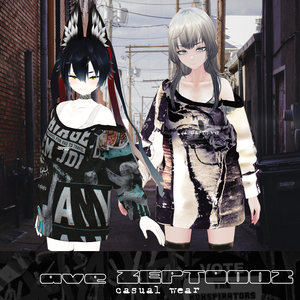 【VRoid texture】ave/ZEPTO002 casual wear　freeDL
