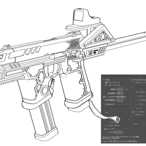 書記の採決 生塩ノア武器 CLIPSTUDIO用3D(.cs3o .csmo) 缩略图 3