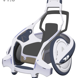 明星ヒマリ 車椅子 CLIPSTUDIO用3D＋FBX(.cs3o .csmo .fbx) 缩略图 2