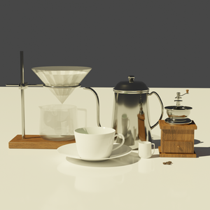 【VRC利用想定】コーヒーセット