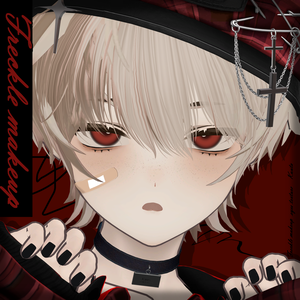  [ limirio / Alue / Maro / Kuuta / Komano ] 2 Type / Freckle makeup + 16 eyes texture