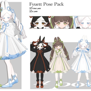 ₊˚[ フィユエ / Fyuett ]˚₊ 4 Type makeup & pose 缩略图 5