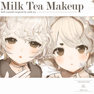 [ Licolis / Milltina / Mayo ] Milk Tea Makeup + eye texture + Face Blendshapes ⛾ 缩略图 2