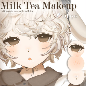 [ Licolis / Milltina / Mayo ] Milk Tea Makeup + eye texture + Face Blendshapes ⛾ 缩略图 4