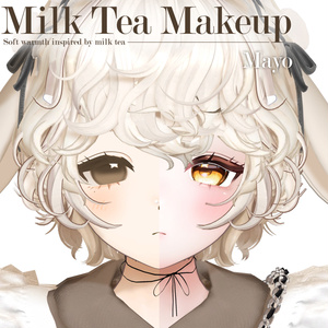 [ Licolis / Milltina / Mayo ] Milk Tea Makeup + eye texture + Face Blendshapes ⛾ 缩略图 7