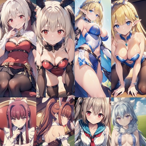 【リク券付】2024夏アニメ美少女イラスト集その2-360枚