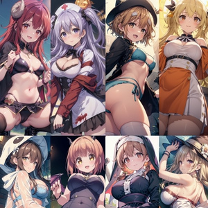 【リク券付】ロ/リ巨乳美少女イラスト集4ハロウィン編